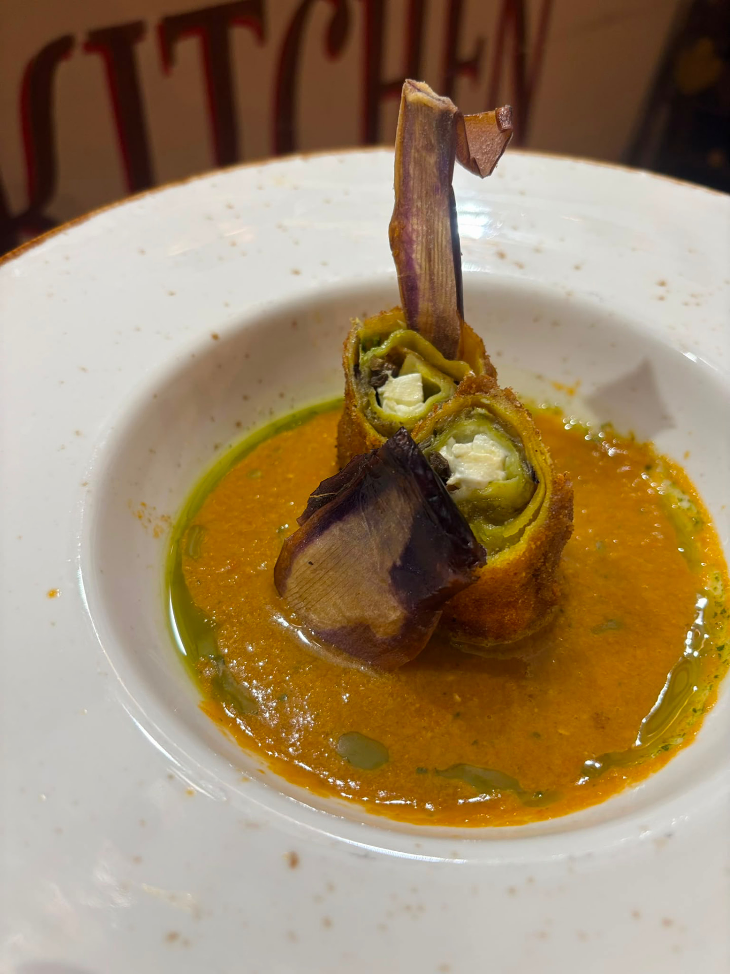 Cannolo e gazpacho
